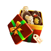 - รูปสัญลักษณ์ กล่องของขวัญ เกม Santa is Gift Rush