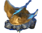 - สัญลักษณ์พิเศษ ปลากระเบน ของเกม Dolphin is Pearl Deluxe