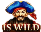 - รูปสัญลักษณ์ WILD ของเกม Captains Treasure Progressive